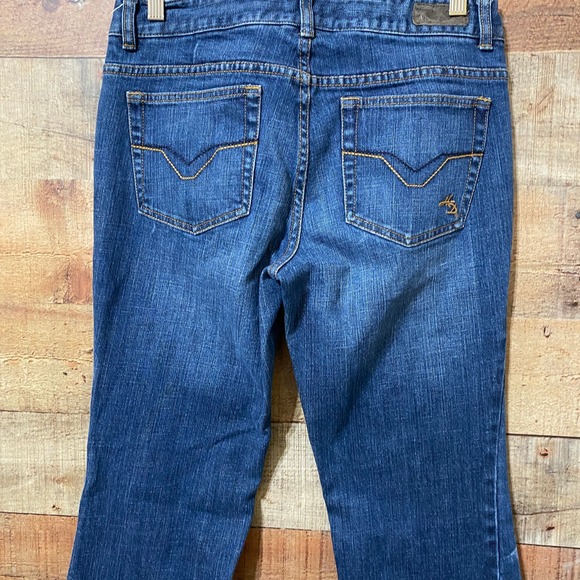 Harley Davidson Slim Bootcut Blue Women's Jeans Size 8 - Picture 8 of 15